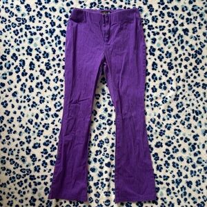 DELIA*S pink + purple pinstripe pant 💜💕